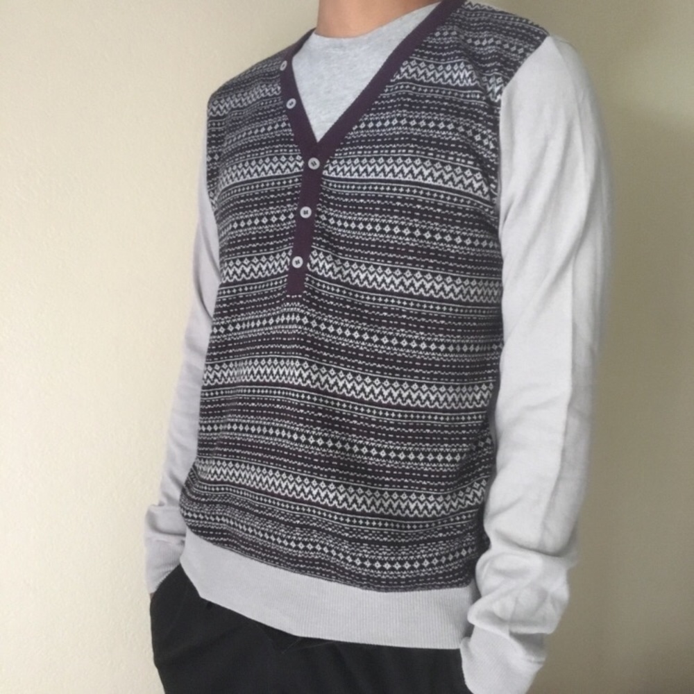 Topman v-neck cardigan size M